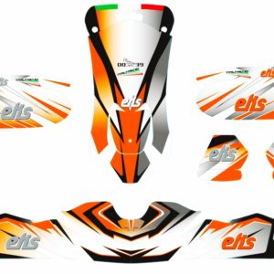 EKS195 - SET ADESIVI EKS 2022 PER CARENATURE MOD. 507-508