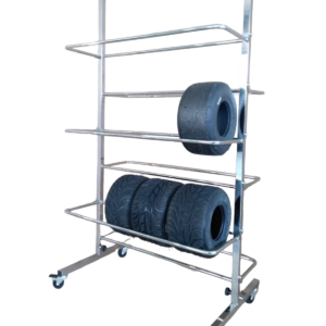 M2374 - CARRELLO PORTA PNEUMATICI DA PISTA STANDY